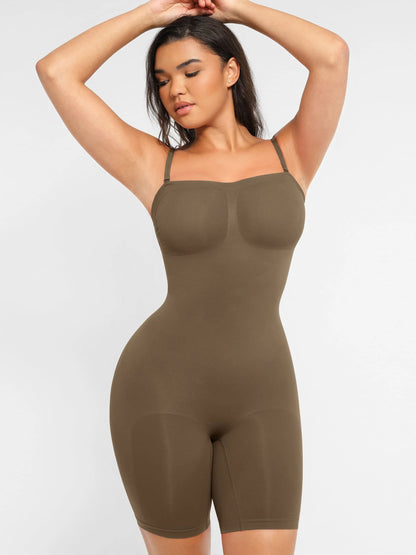 Feelingirl Strapless Seamless Bodysuit with Removable Straps