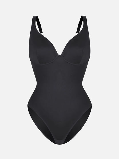 Feelingirl V Neck Tummy Control Bodysuit