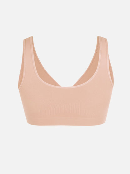 Feelingirl No Underwire Wide Straps Everyday Bra Bundle