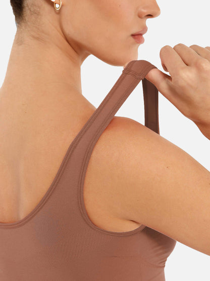 Feelingirl Wire-Free Wide Straps Comfort Bra [BOGO]