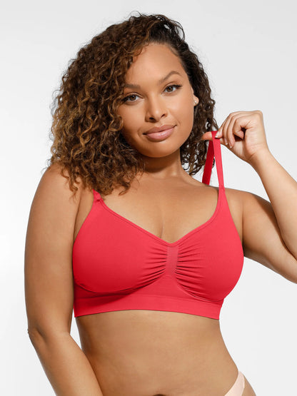 Feelingirl Comfort Wireless Support Seamless Bra
