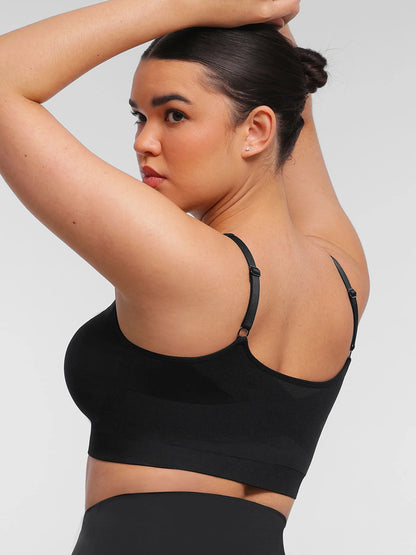 Feelingirl Seamless Front-Opening Zipper Bra