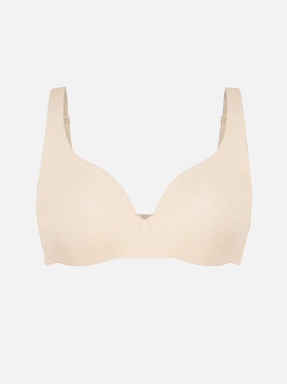 Feelingirl Underwire Adjustable Deep V-neck Bra
