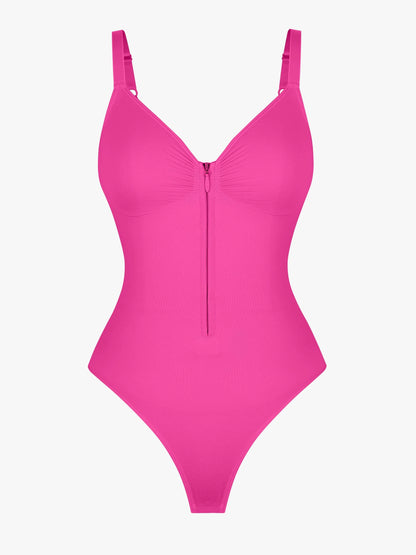 Feelingirl Tummy Control Seamless Zipper Shaping Bodysuit [BOGO]