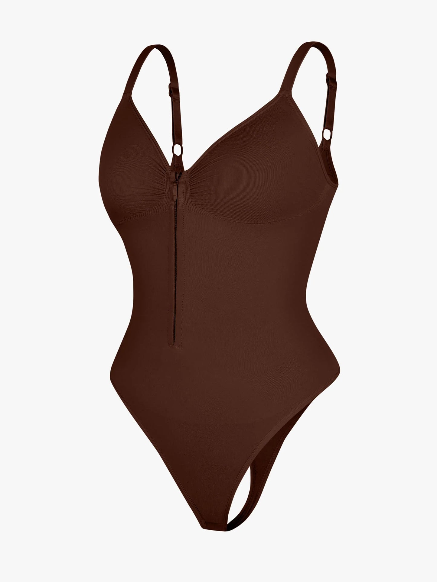 Feelingirl Tummy Control Seamless Zipper Shaping Bodysuit [BOGO]