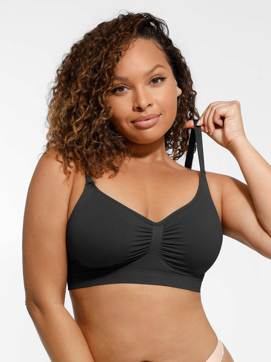 Feelingirl Comfort Wireless Support Seamless Bra