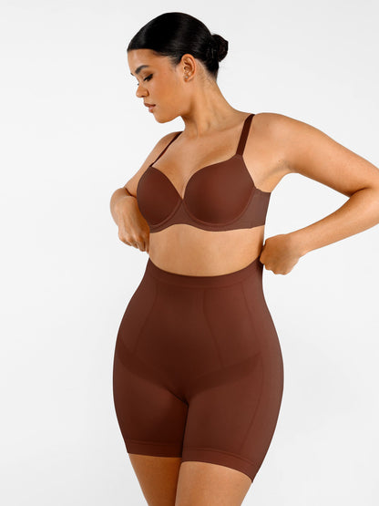 Feelingirl Seamless Comfort Mid Waist Tummy Control Panties Shaping Shorts