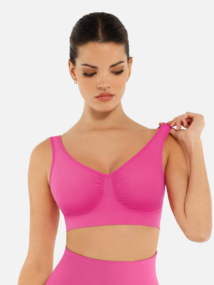 Feelingirl No Underwire Wide Straps Everyday Bra Bundle