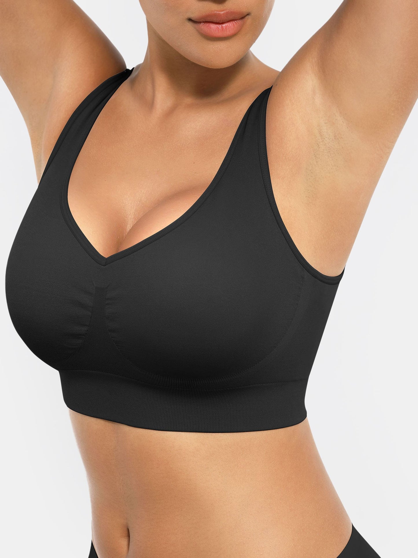 Feelingirl Seamless Bra with Smoothing Support and Adjustable Straps [BOGO]