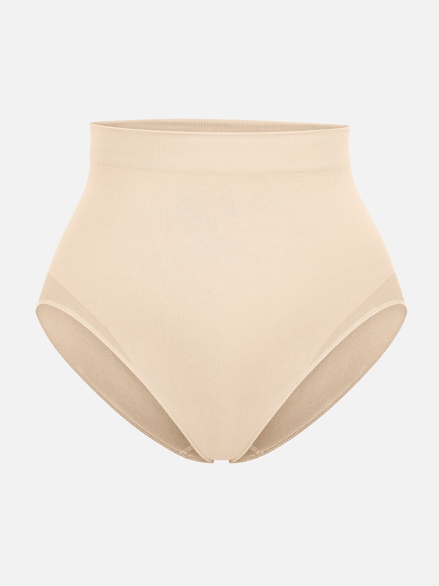 Feelingirl Seamless High-Waist Tummy Control Antibacterial Peach Hip Brief