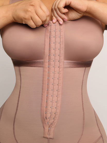 Feelingirl Post-Surgery Full Body Shaper with Tummy Control Open Bust and Butt Lift