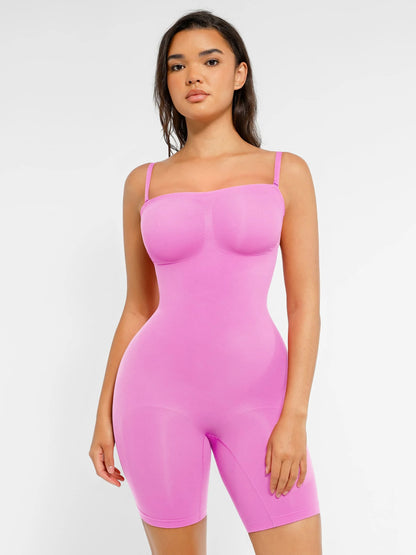 Feelingirl Strapless Seamless Bodysuit with Removable Straps