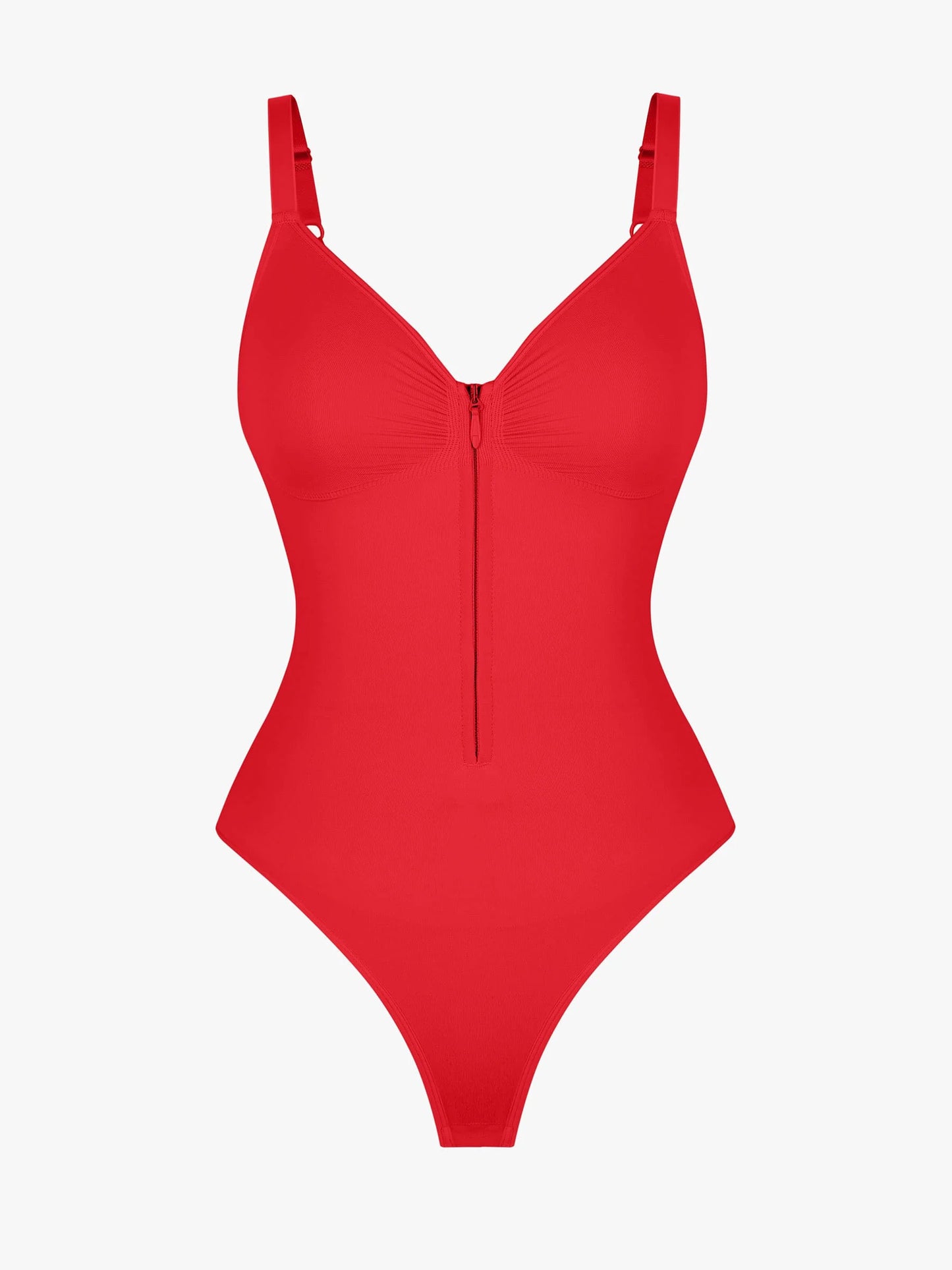 Feelingirl  Seamless Shaping Tummy Control Zipper Bodysuit