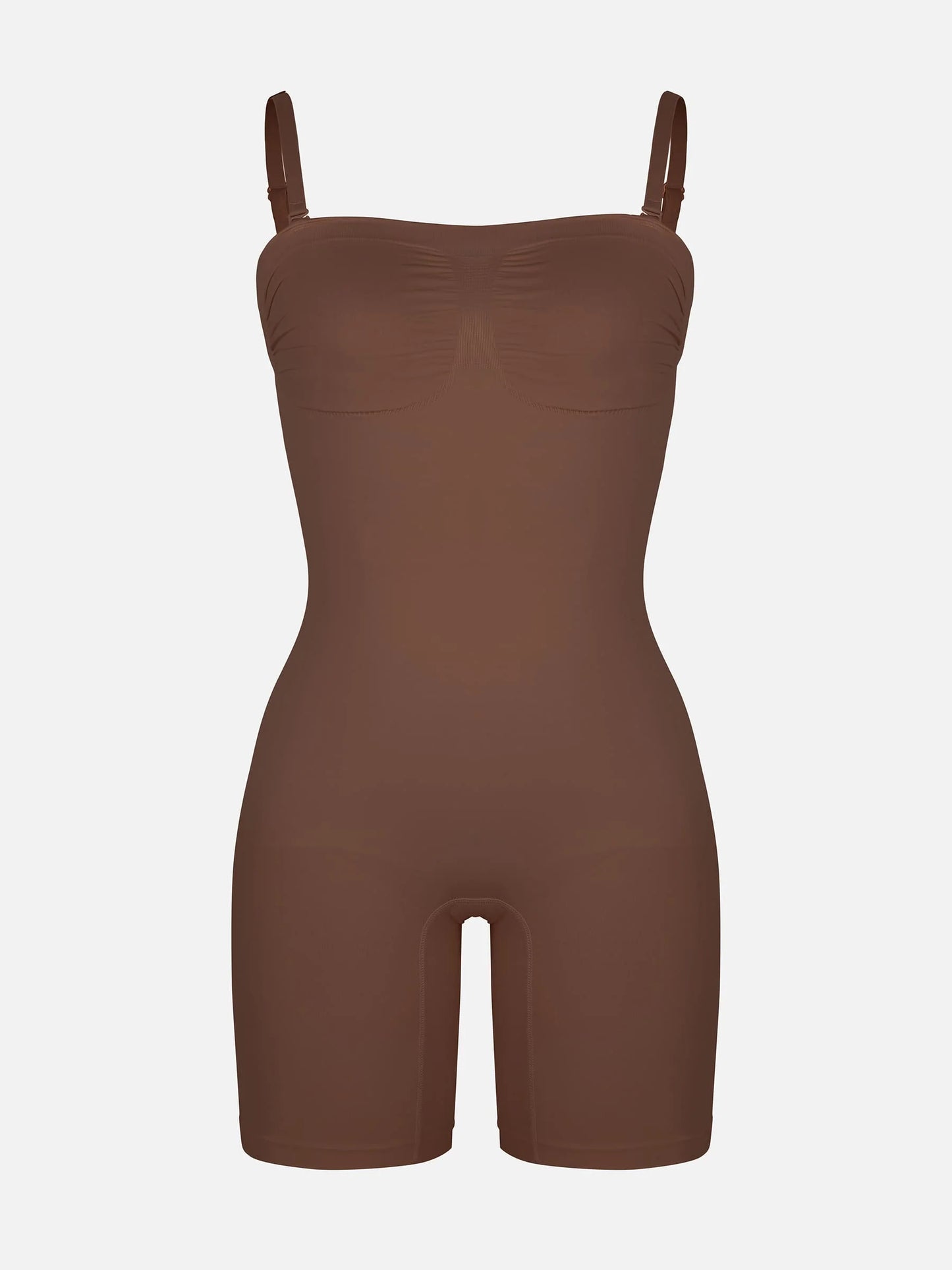 Feelingirl Seamless Strapless Bodysuit with Removable Straps