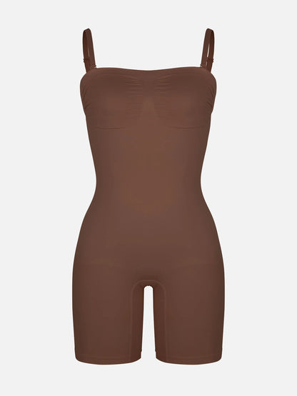 Feelingirl Seamless Strapless Bodysuit with Removable Straps
