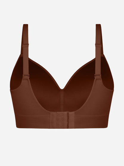 Feelingirl Wireless Push-Up Seamless Comfort Full Coverage Bra