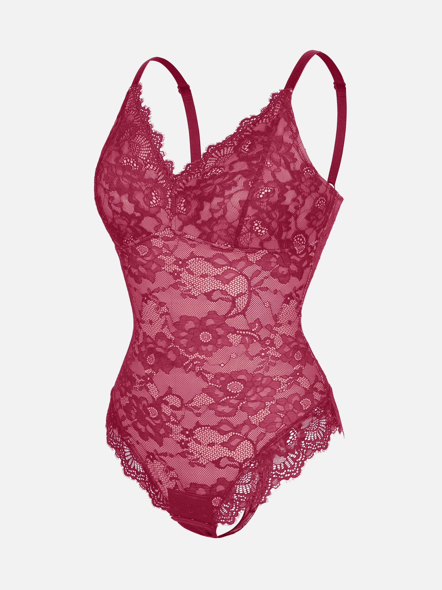 Feelingirl Lace V Neck Full Bodysuit Underwear [BOGO]