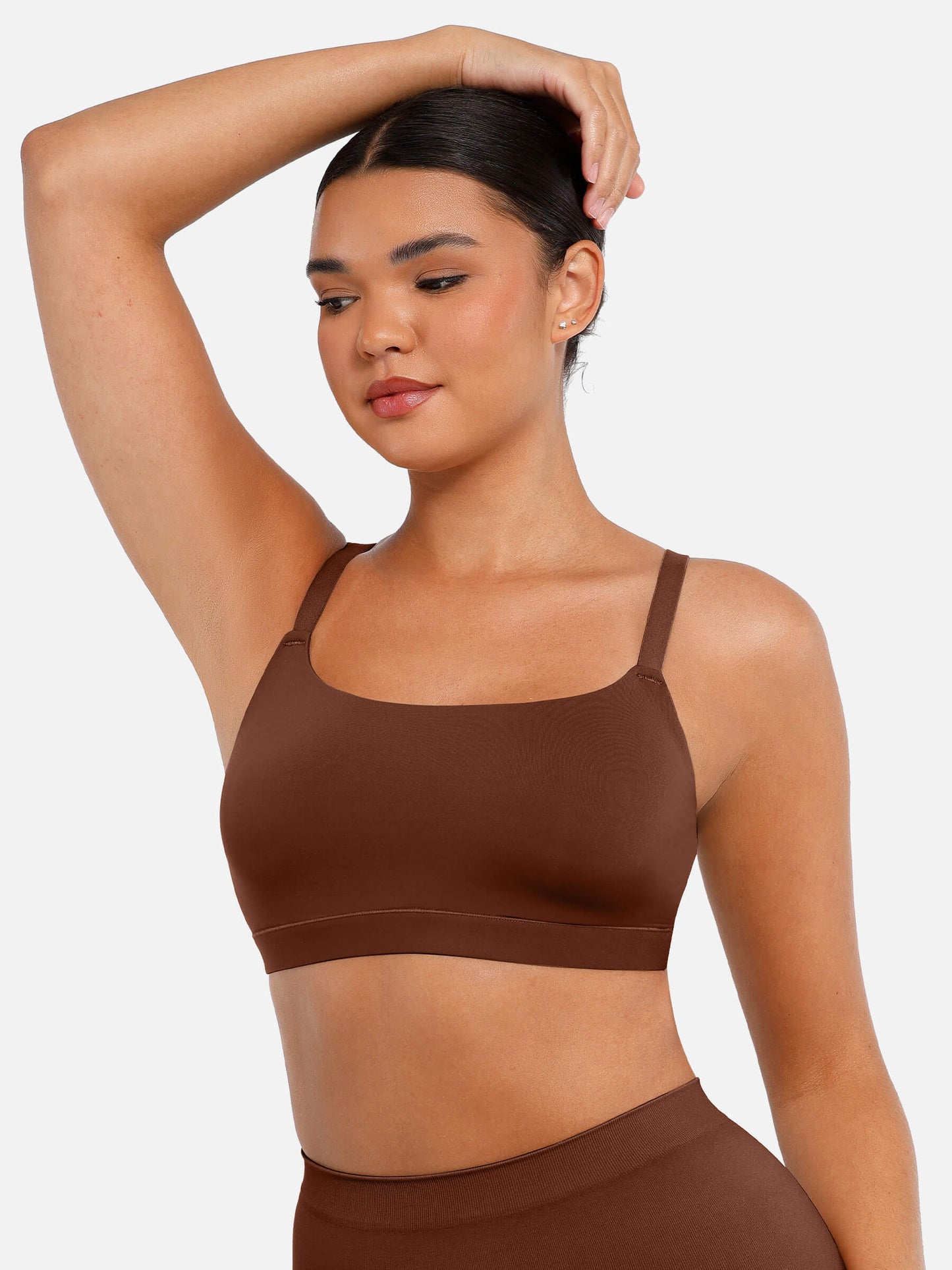 Feelingirl Everyday Wireless Invisible Square Neck Bra Bundle