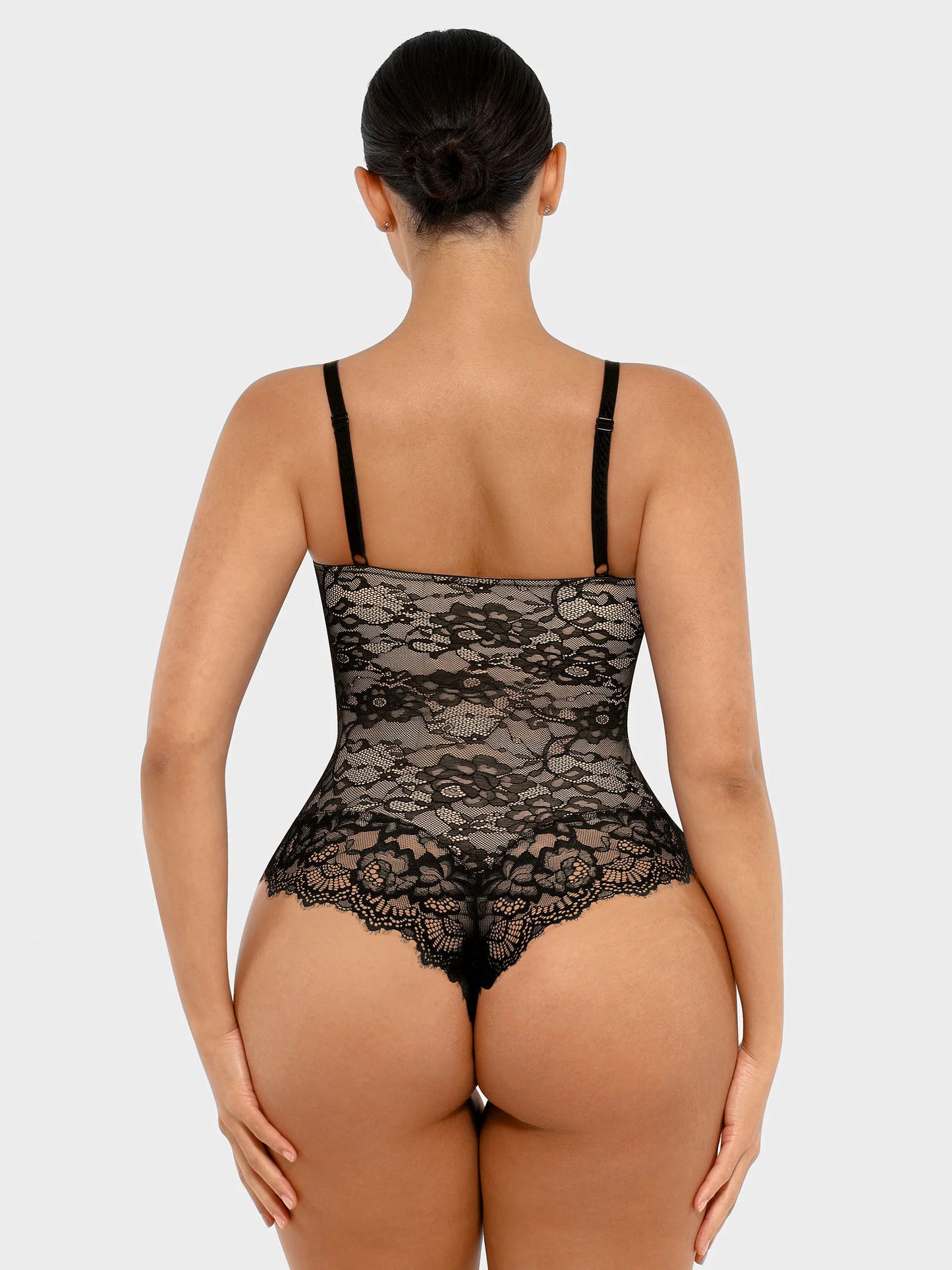 Feelingirl Lace V Neck Full Bodysuit Underwear [BOGO]