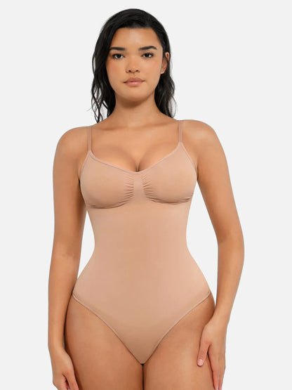 Feelingirl Tummy Control Seamless Thong Bodysuit Bundle