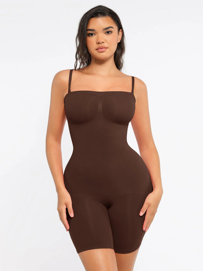 Feelingirl Strapless Seamless Bodysuit with Removable Straps