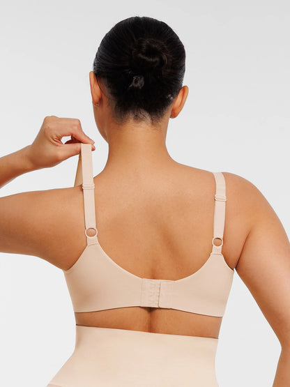Feelingirl Adjustable Deep V-Neck Underwire Bra