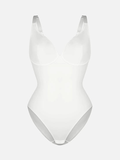 Feelingirl V Neck Tummy Control Bodysuit