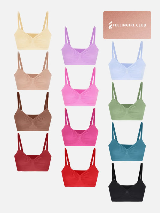 Feelingirl Seamless Wireless Bra Bundle