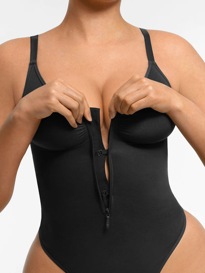 Feelingirl  Seamless Shaping Tummy Control Zipper Bodysuit