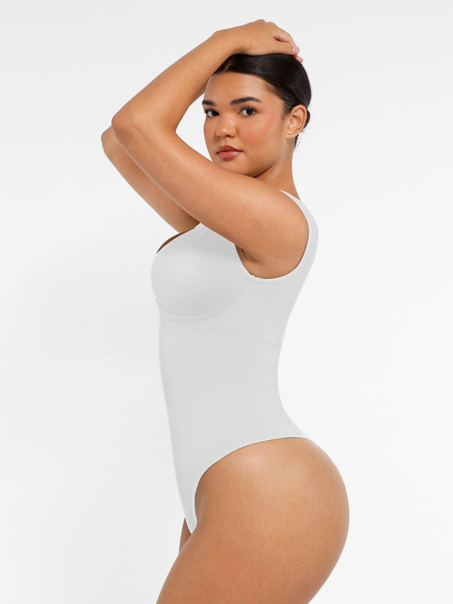 Feelingirl Bodysuit Tummy Control Shapewear Body Shaper Jumpsuit Top Going Out Shirt