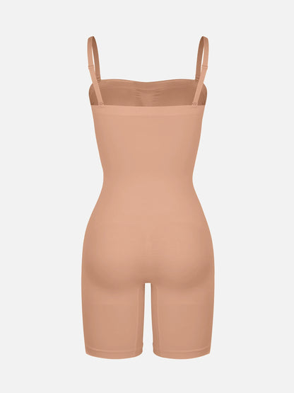 Feelingirl Seamless Strapless Bodysuit with Removable Straps