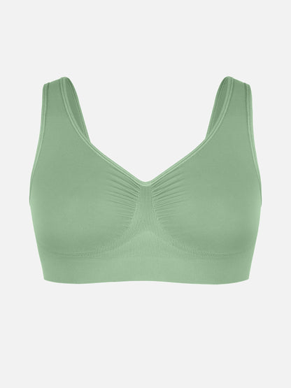 Feelingirl No Underwire Wide Straps Everyday Bra Bundle