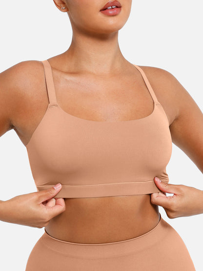 Feelingirl Everyday Wireless Invisible Square Neck Bra Bundle