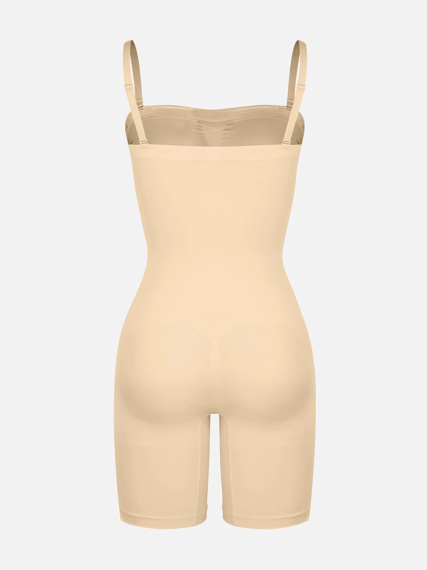 Feelingirl Seamless Strapless Bodysuit with Removable Straps