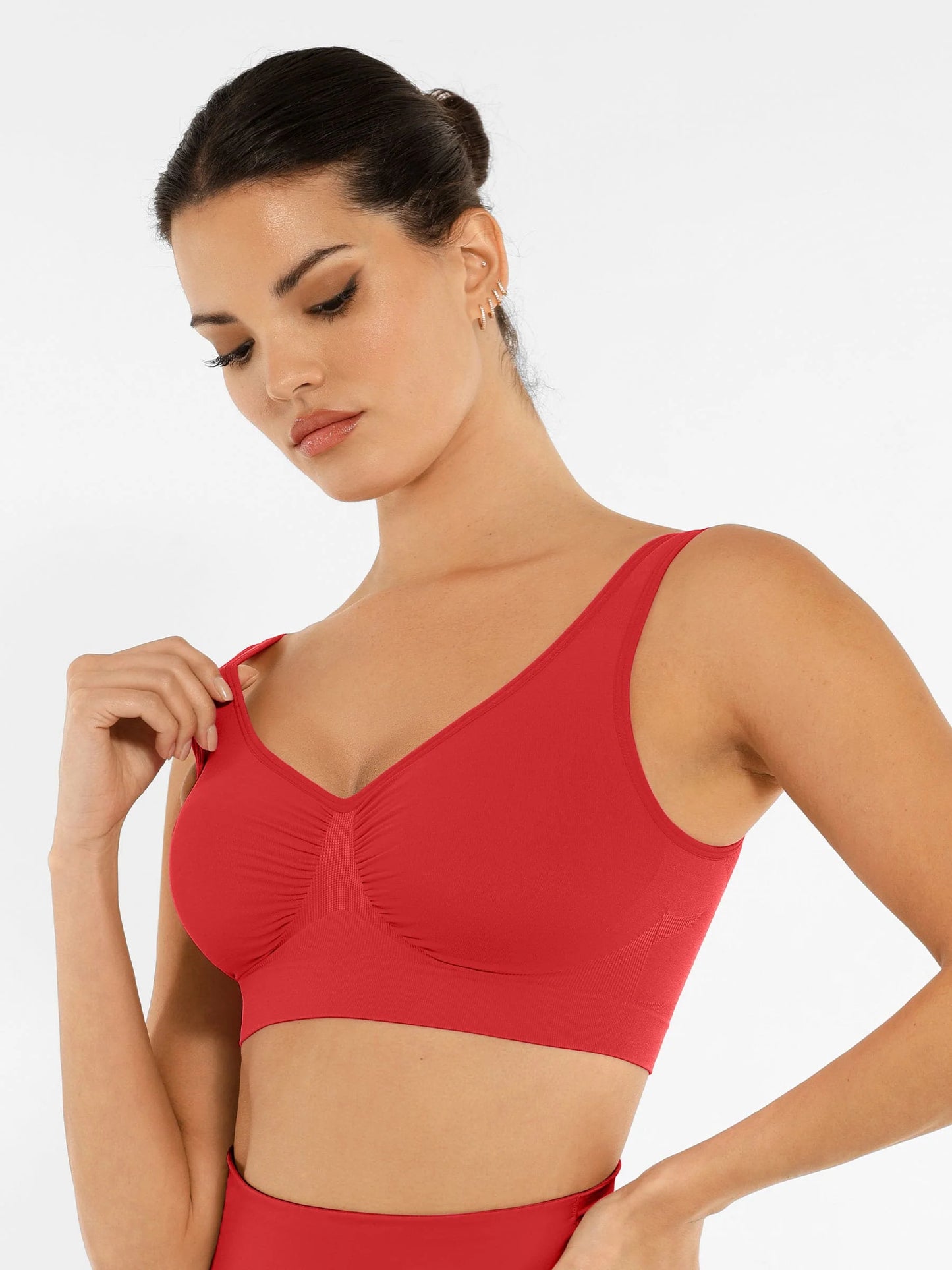 Feelingirl No Underwire Wide Straps Everyday Bra Bundle