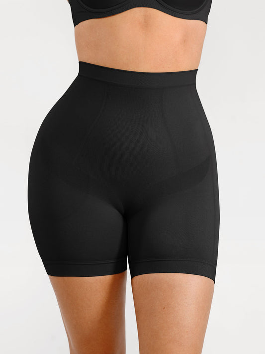 Feelingirl Seamless Comfort Mid Waist Tummy Control Panties Shaping Shorts