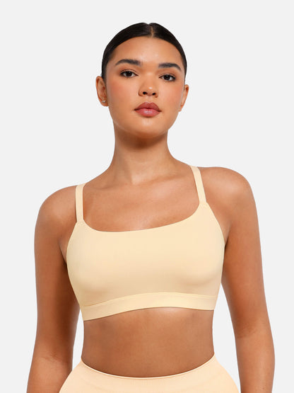 Feelingirl Everyday Wireless Invisible Square Neck Bra Bundle