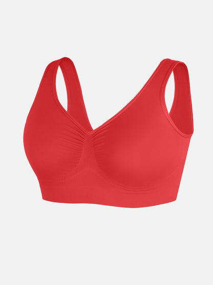 Feelingirl No Underwire Wide Straps Everyday Bra Bundle