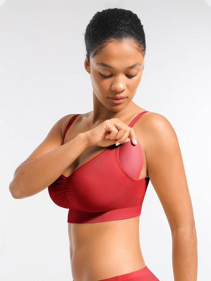 Feelingirl Seamless Everyday Bra with Built-In Soft Padding Bundle