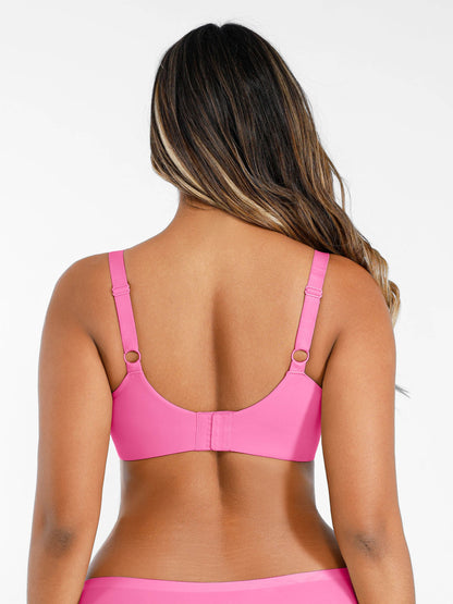 Feelingirl Underwire Adjustable Deep V-neck Bra Bundle