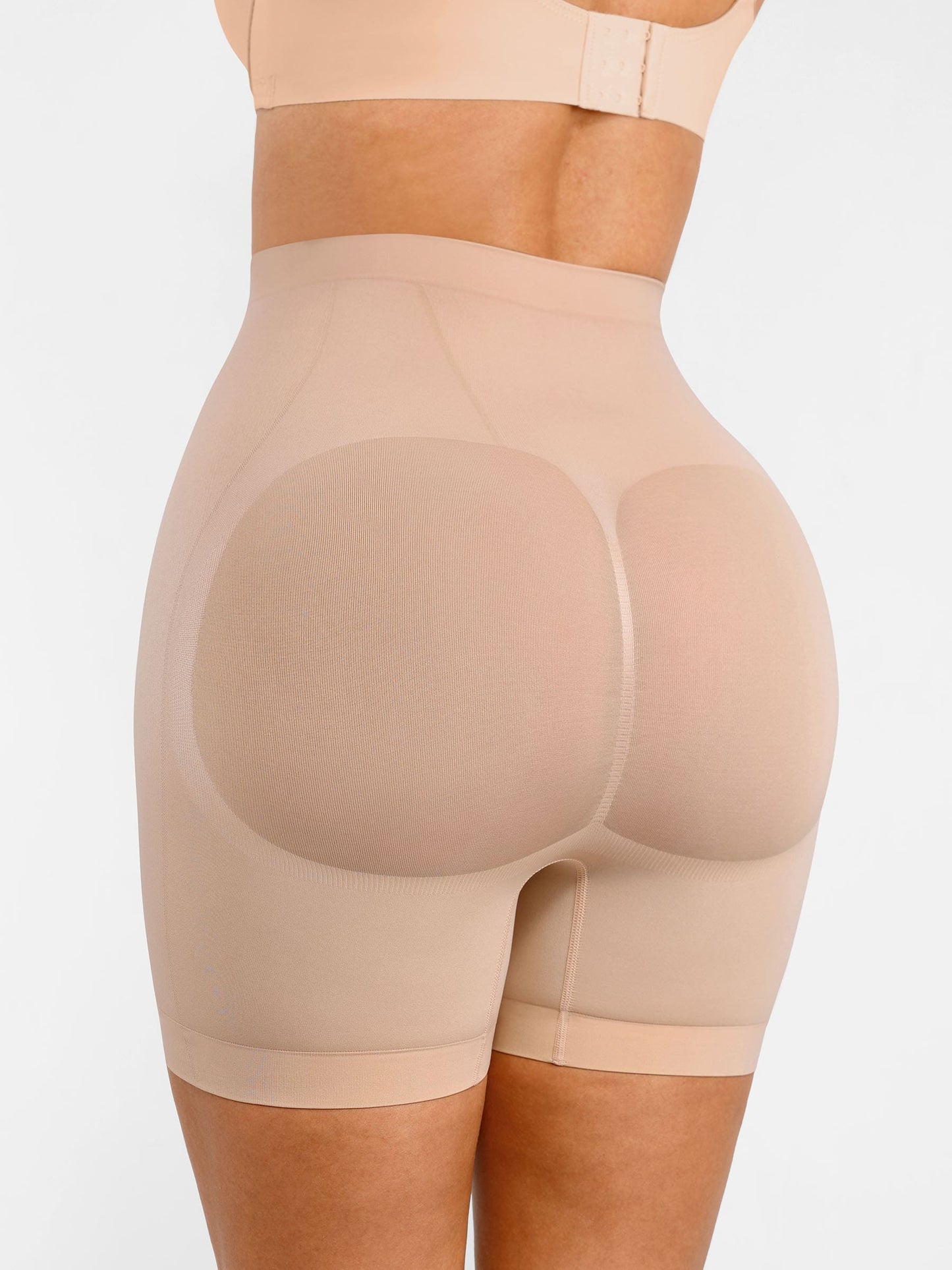 Feelingirl Seamless Comfort Mid Waist Tummy Control Panties Shaping Shorts