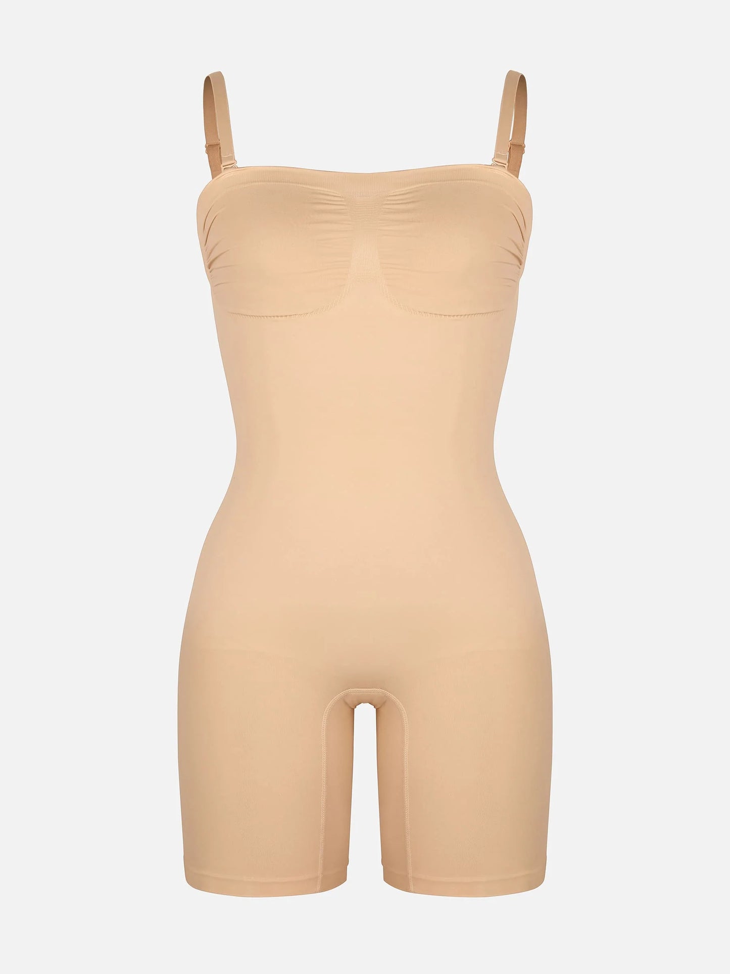 Feelingirl Seamless Strapless Bodysuit with Removable Straps