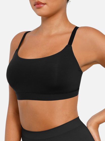 Feelingirl Everyday Wireless Invisible Square Neck Bra Bundle