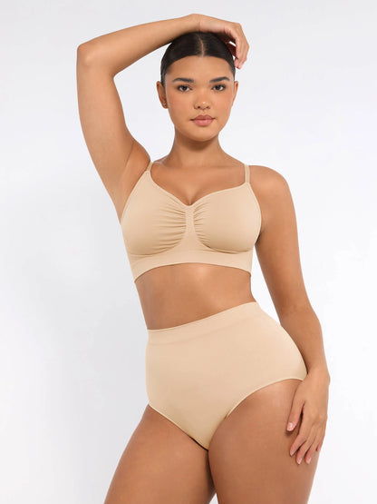 Feelingirl 3-Pack Seamless Smooth Wireless Bra Bundle