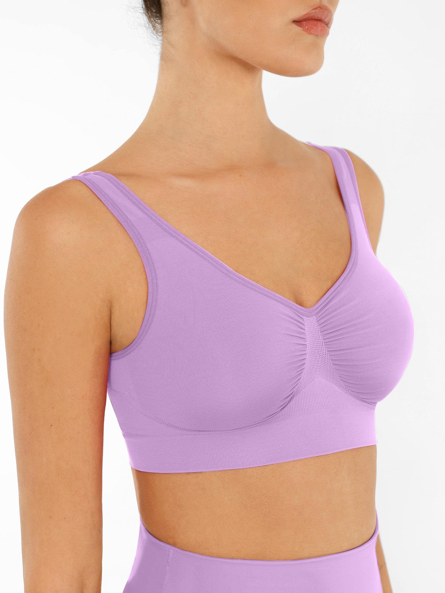Feelingirl No Underwire Wide Straps Everyday Bra Bundle
