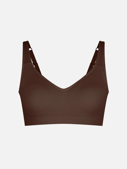Feelingirl Built-in Soft Cups Full Coverage Wireless Bra