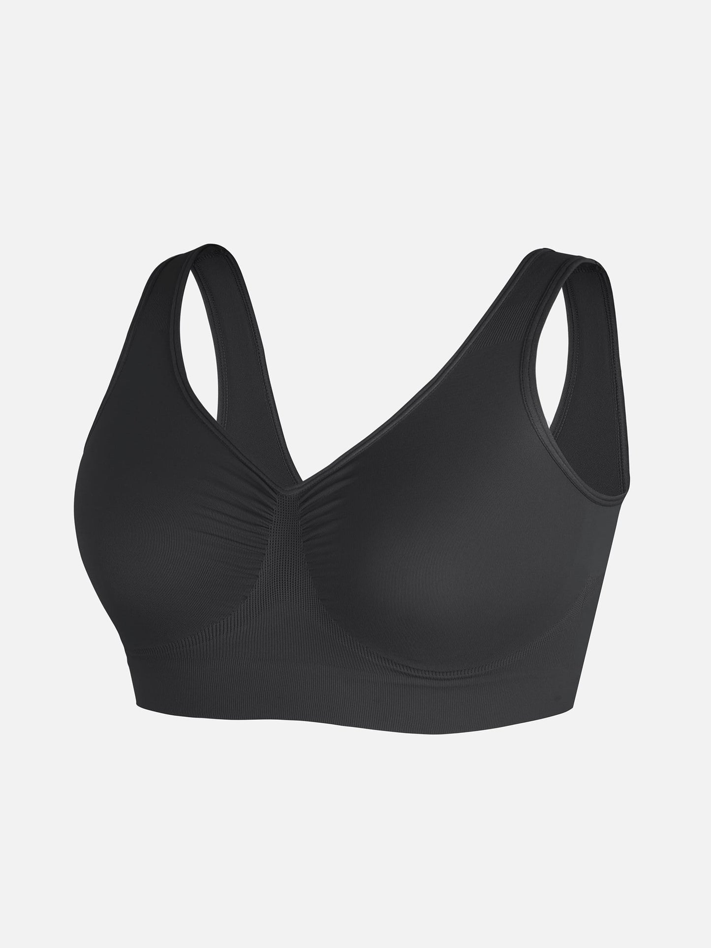 Feelingirl No Underwire Wide Straps Everyday Bra Bundle