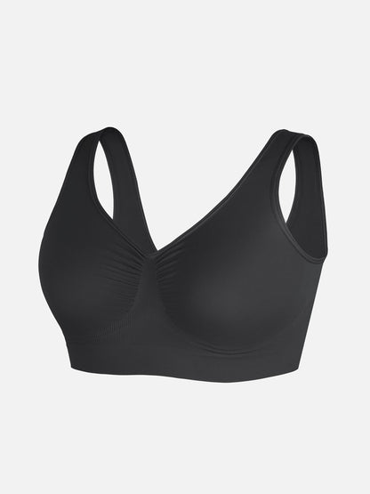 Feelingirl No Underwire Wide Straps Everyday Bra Bundle