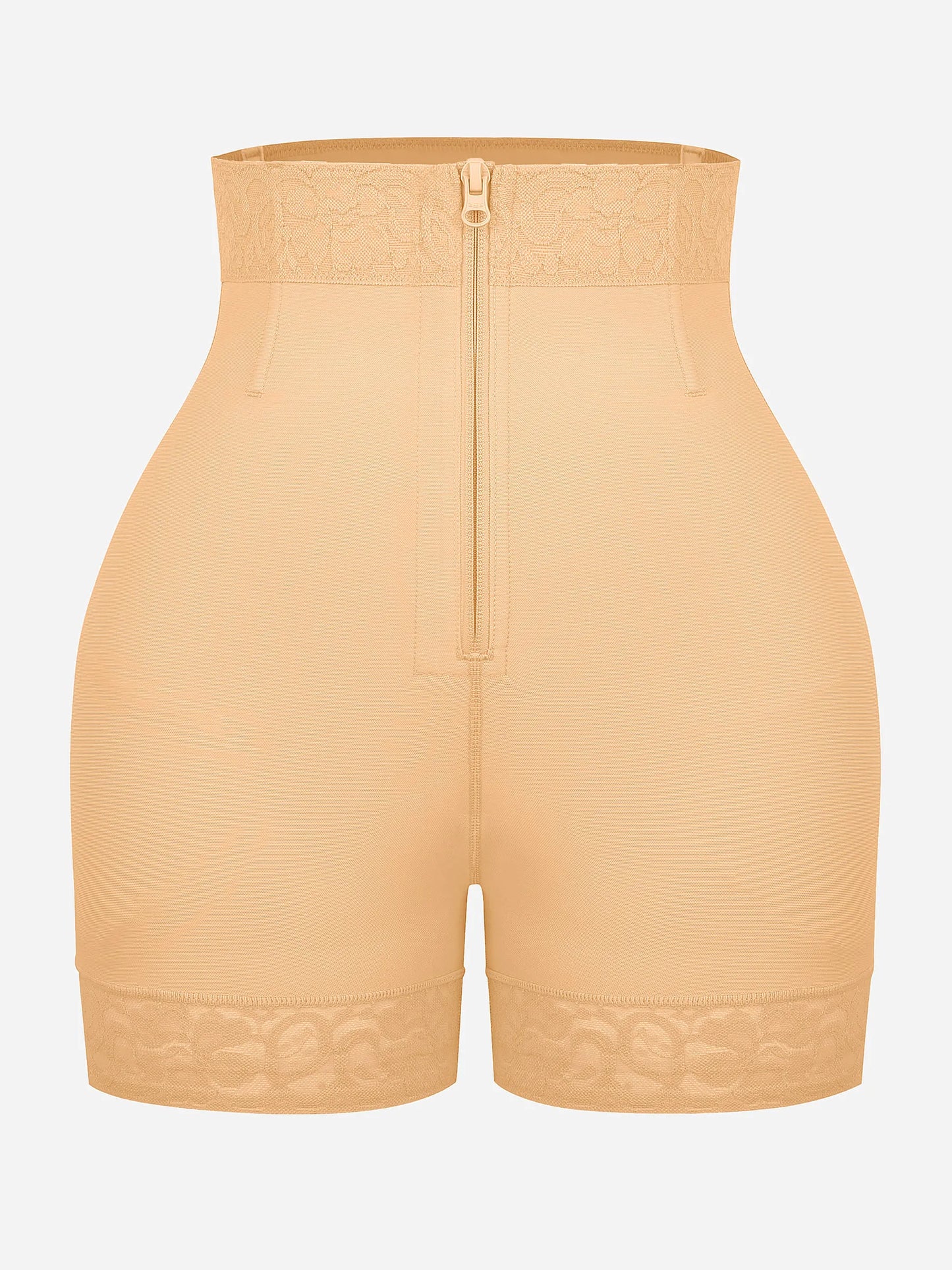 Feelingirl Tummy Control Shaping Shorts Butt Lifter with Clasps and Zipper