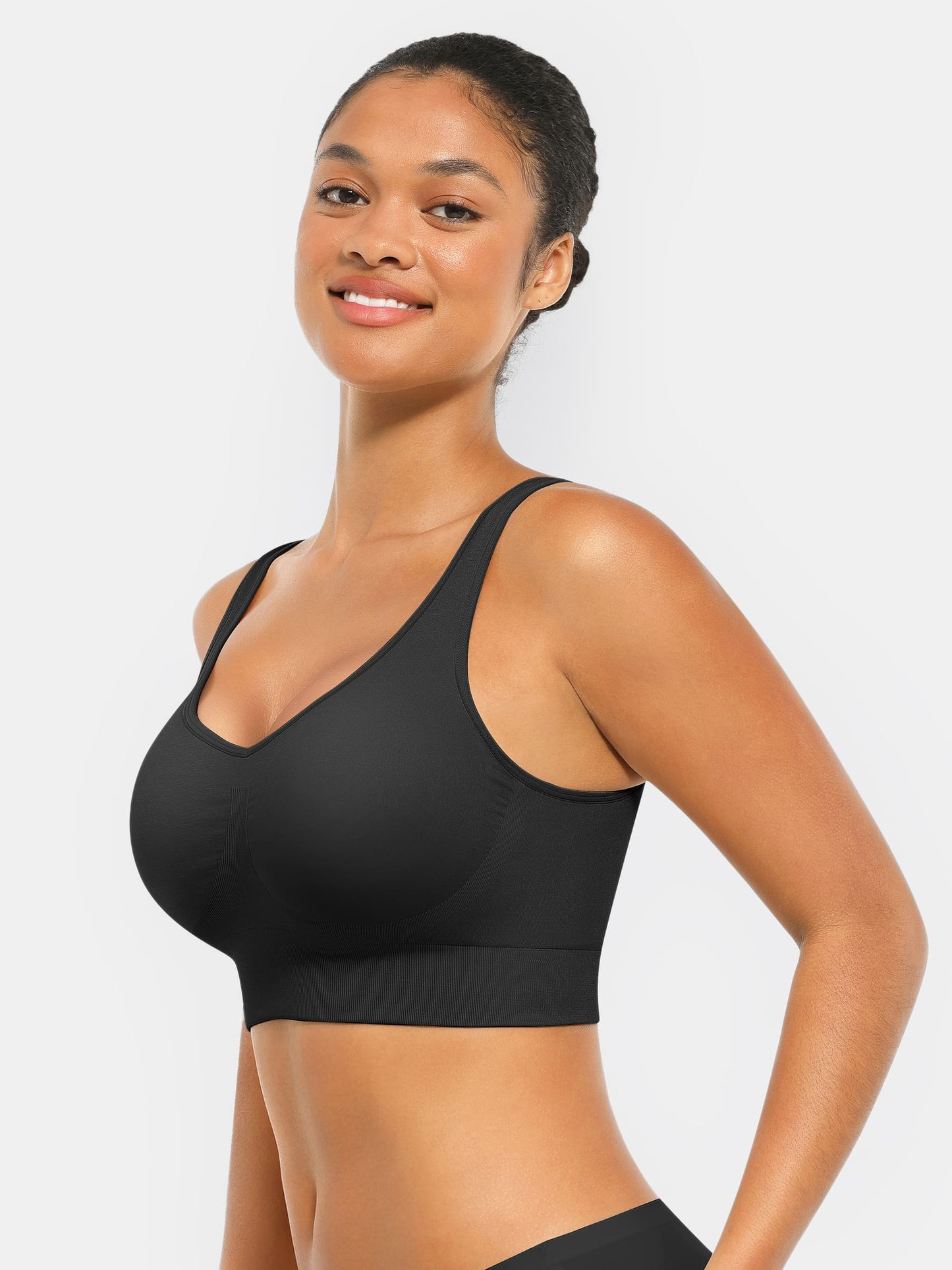 Feelingirl Seamless Bra with Smoothing Support and Adjustable Straps [BOGO]